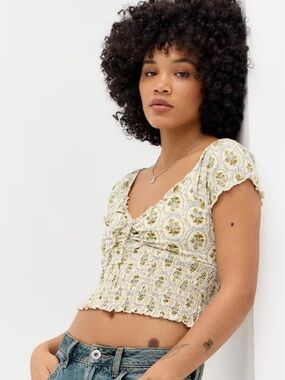 NWOT! BDG Sydney Cap Sleeve Top